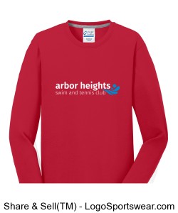Red Arbor Heights Splash Dry Zone Long Sleeve Design Zoom